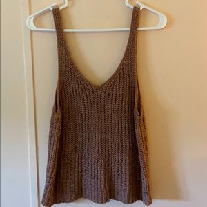 Knit crop top